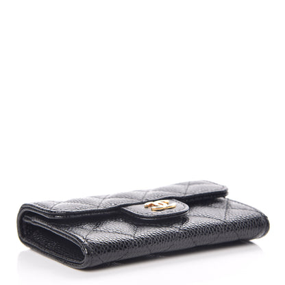 Chanel Caviar Quilted Flap Card Holder Black 4 of 8