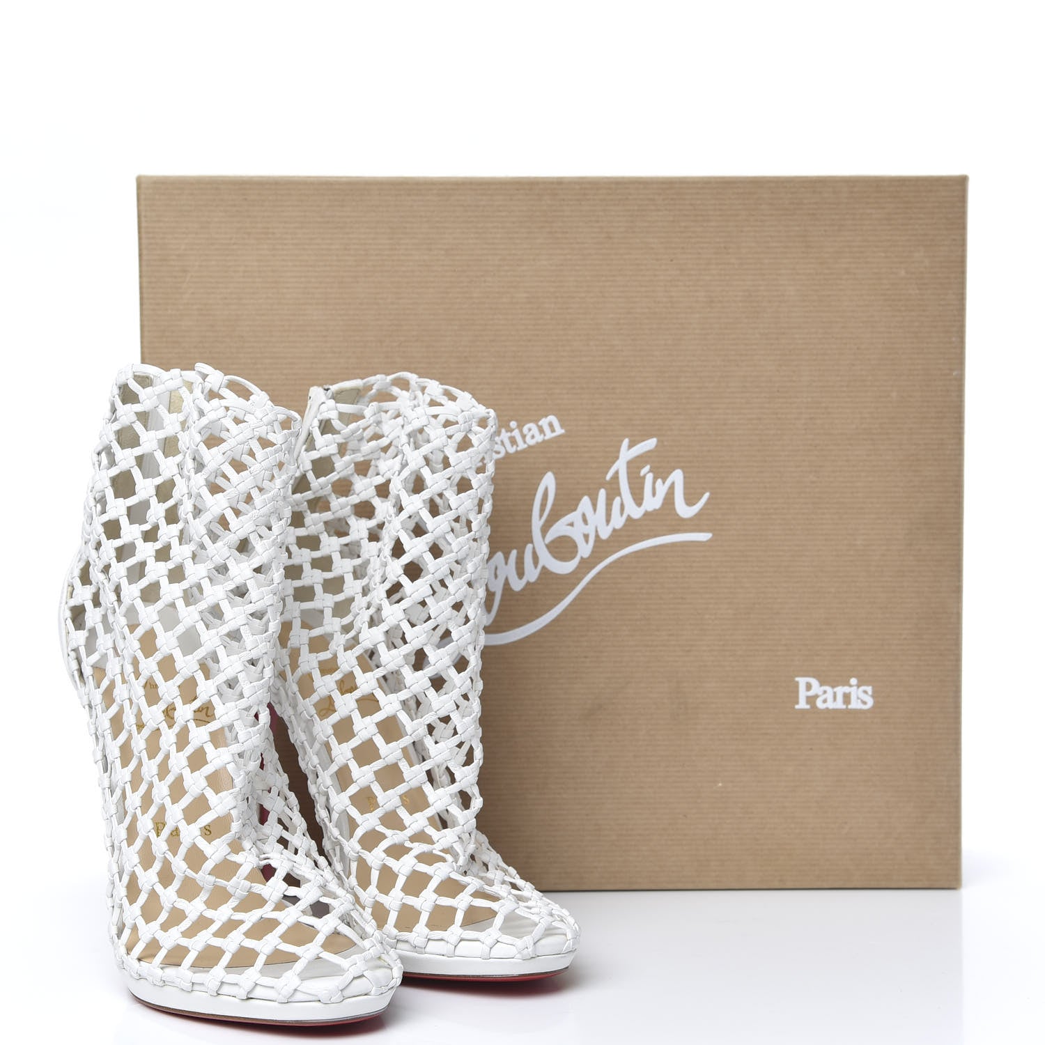 Christian Louboutin Nappa Porligot 120 Pumps 37.5 Latte 7 of 7