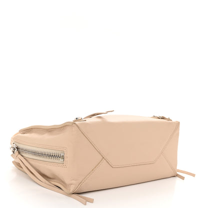 Balenciaga Calfskin Papier Mini A4 Zip Around Tote Light Beige 5 of 13