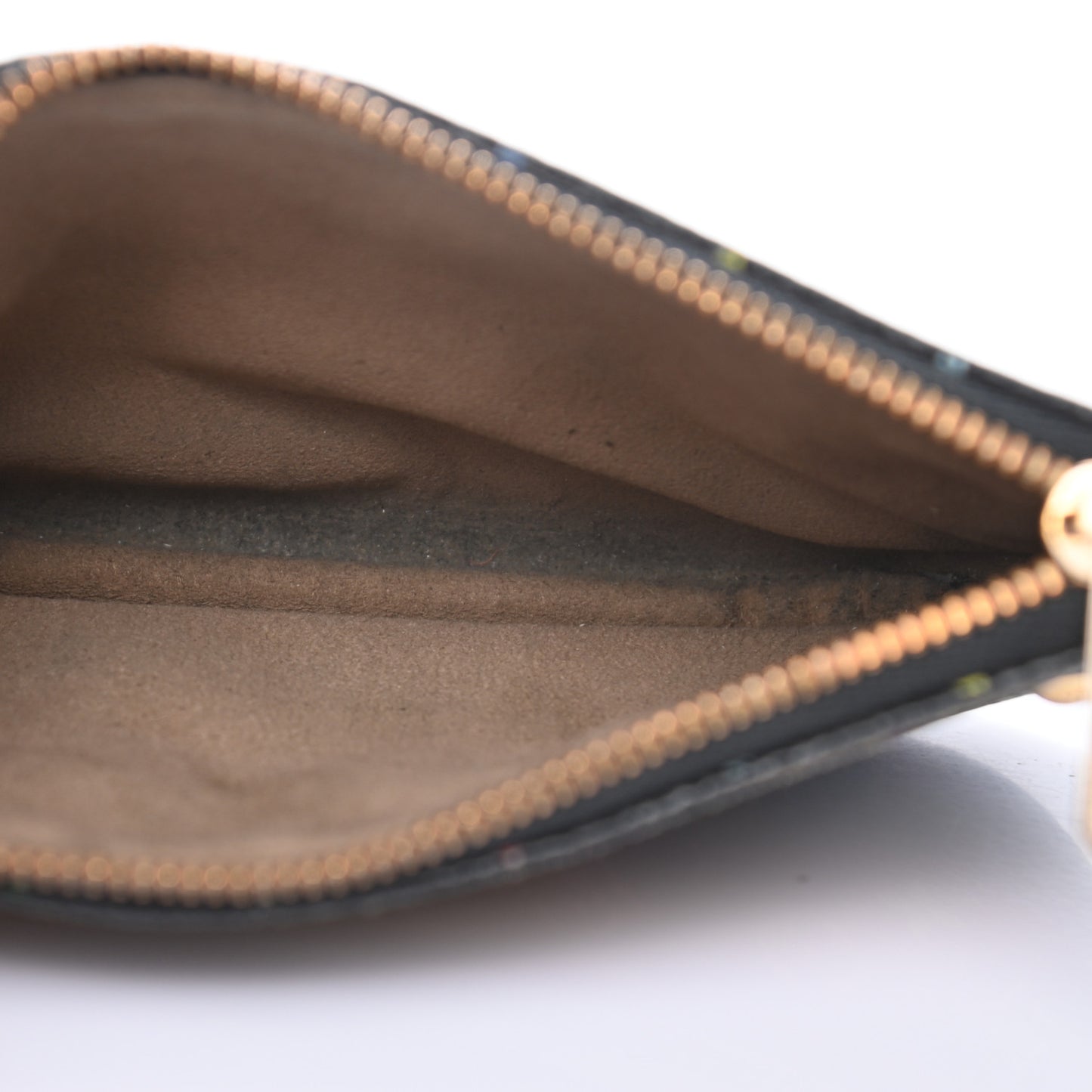 Monogram Multicolor Pochette Plate MM Black