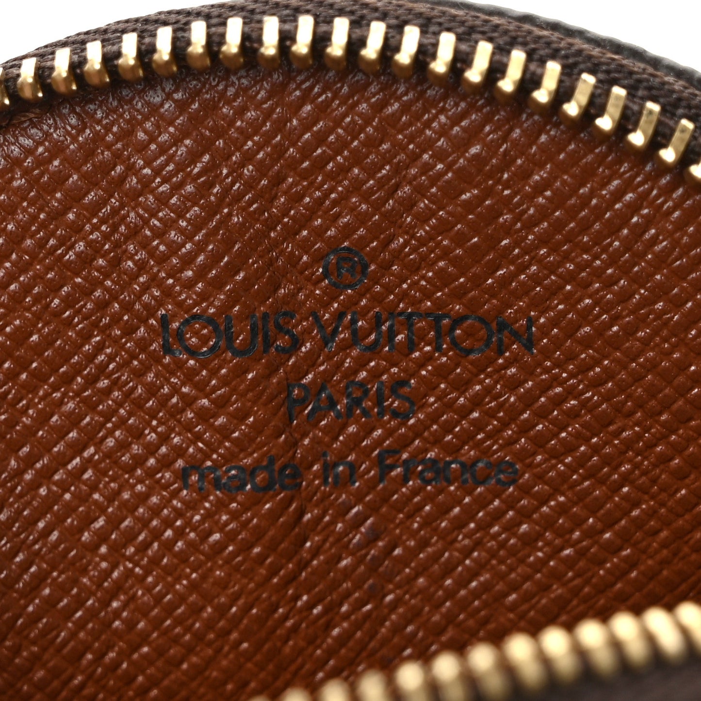 Monogram Round Coin Purse