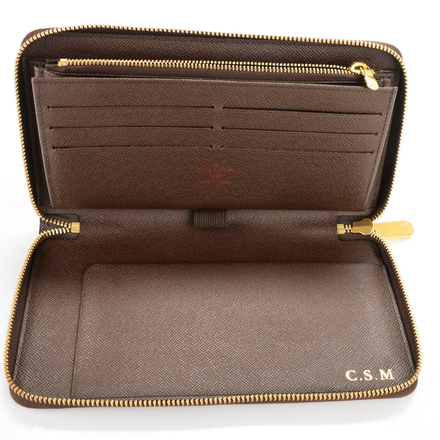 Louis Vuitton Damier Ebene Zippy Organizer Wallet 5 of 8