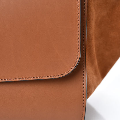 Celine Natural Calfskin Suede Medium Trapeze Tan 13 of 13