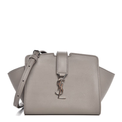 Saint Laurent Calfskin Monogram Toy Cabas Fog 1 of 8