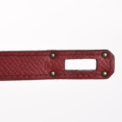 Hermes Epsom Kelly Longue Wallet Rouge Garance 5 of 11