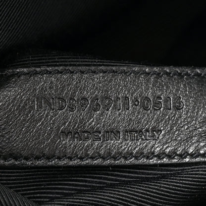 Saint Laurent Grain De Poudre Matelasse Chevron Monogram Shopping Bag Fog 8 of 18