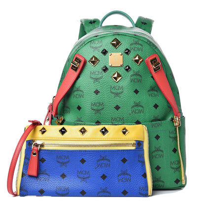 MCM Visetos Small Dual Stark Pocket Backpack Multicolor 22 of 23
