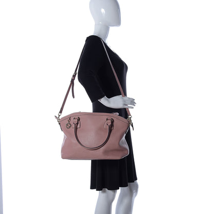 Gucci Dollar Calfskin GG Charm Dome Satchel Soft Pink 2 of 10