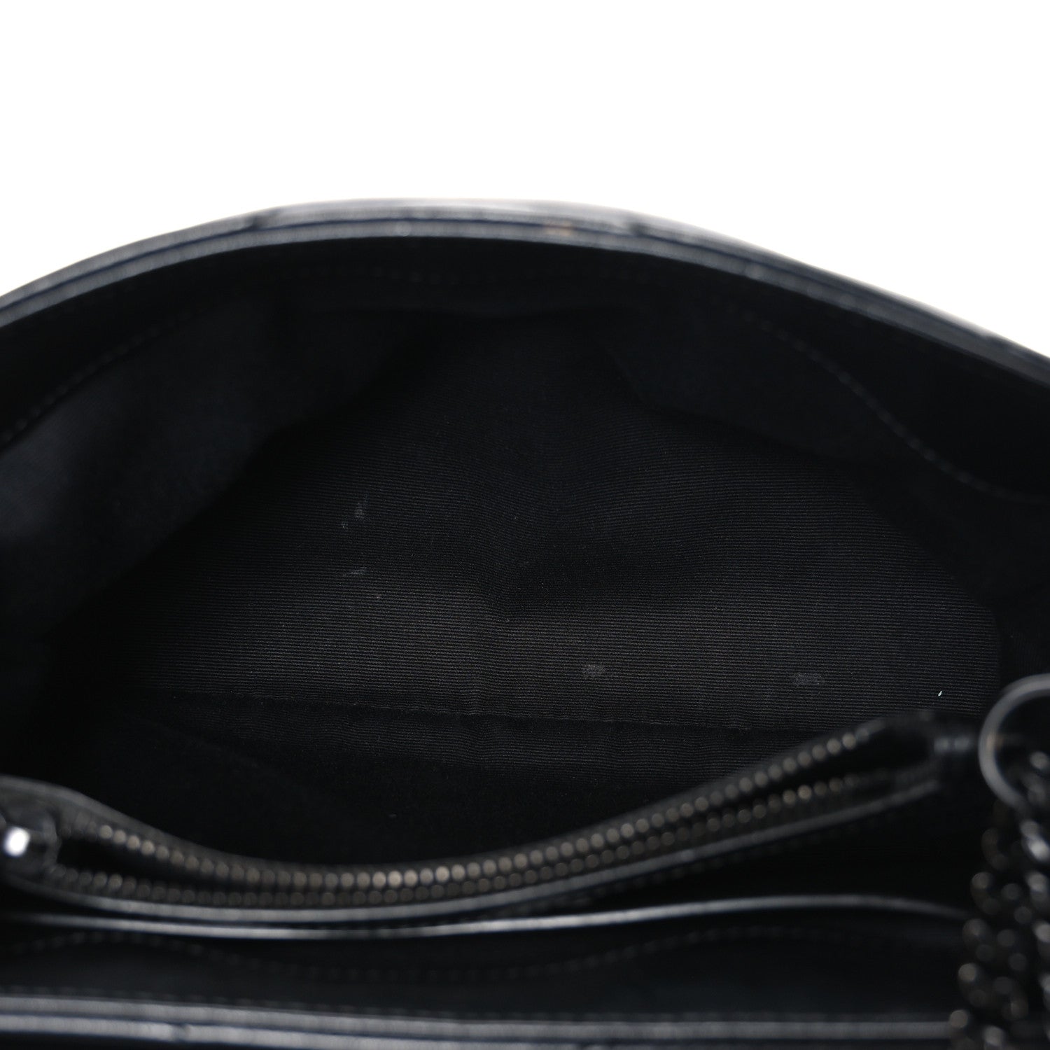 Saint Laurent Calfskin Y Quilted Monogram Monochrome Small Loulou Chain Satchel Black 5 of 10