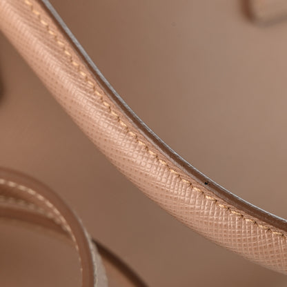 Prada Saffiano Small Galleria Double Zip Tote Cipria 12 of 13