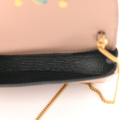 Valentino Garavani Calfskin Crystal Mini Supervee Pouch Rose Cannelle 5 of 8