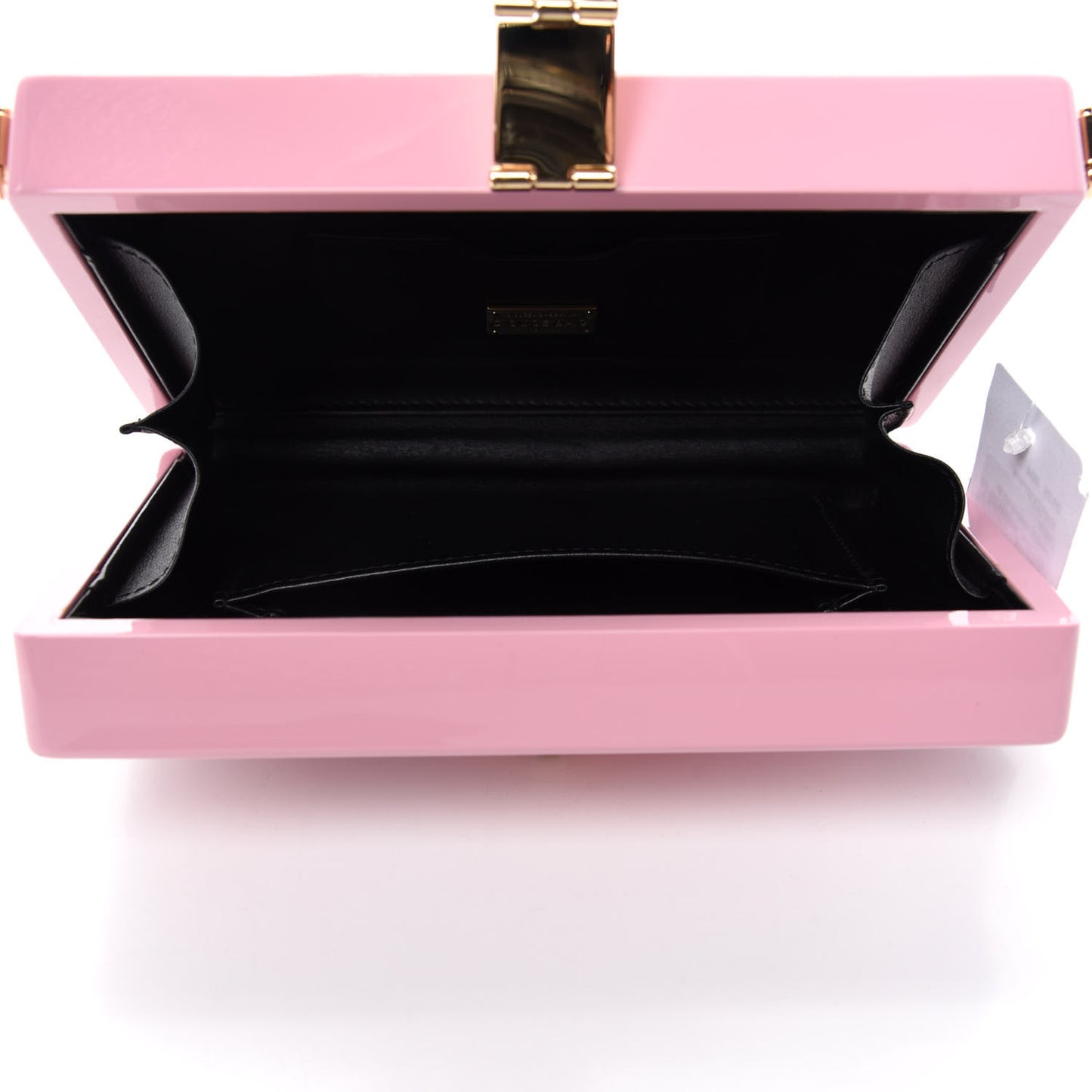 Acrylic Graffiti Printed Box Crossbody Bag Pink