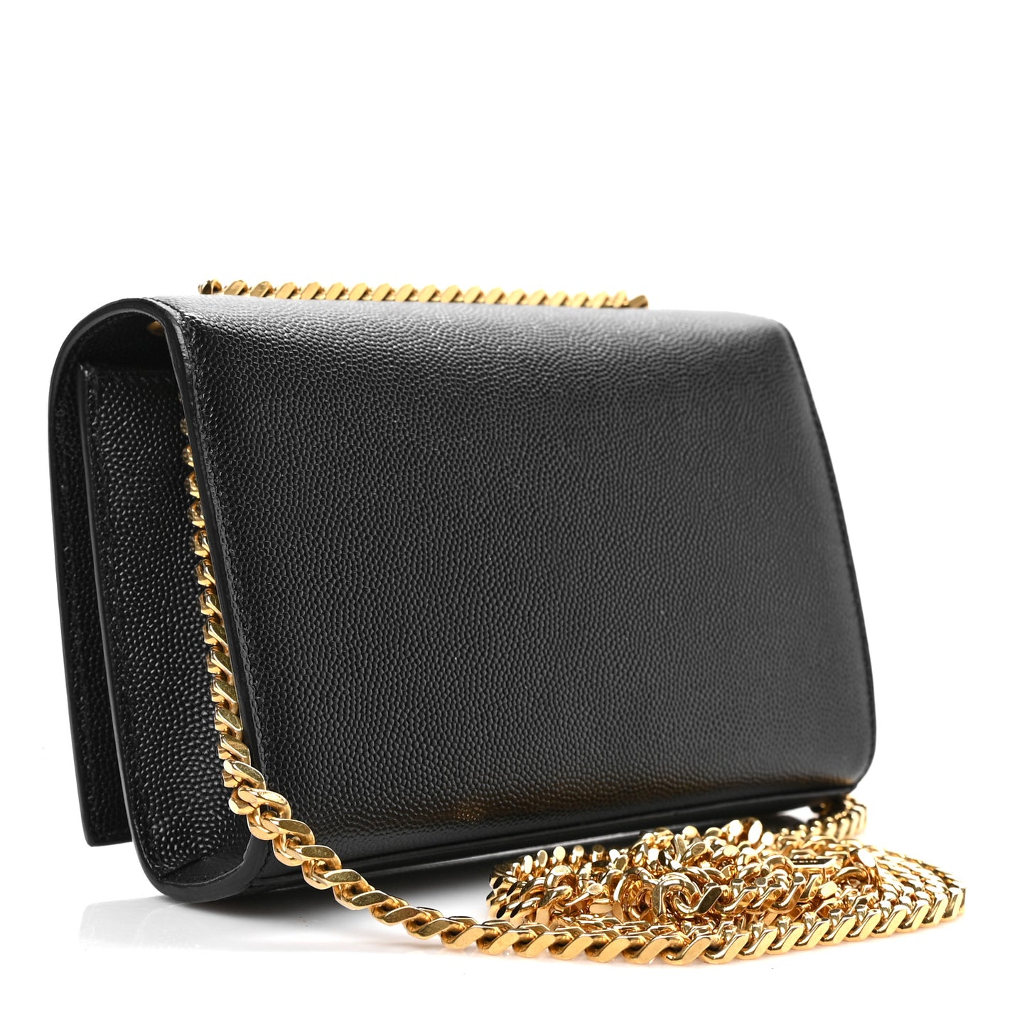 Grain De Poudre Small Monogram Kate Satchel Black