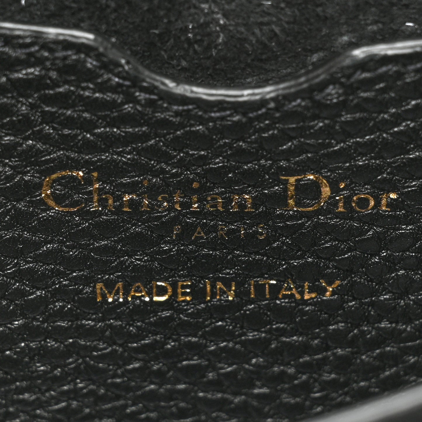 Grained Calfskin Small Bobby Flap Black