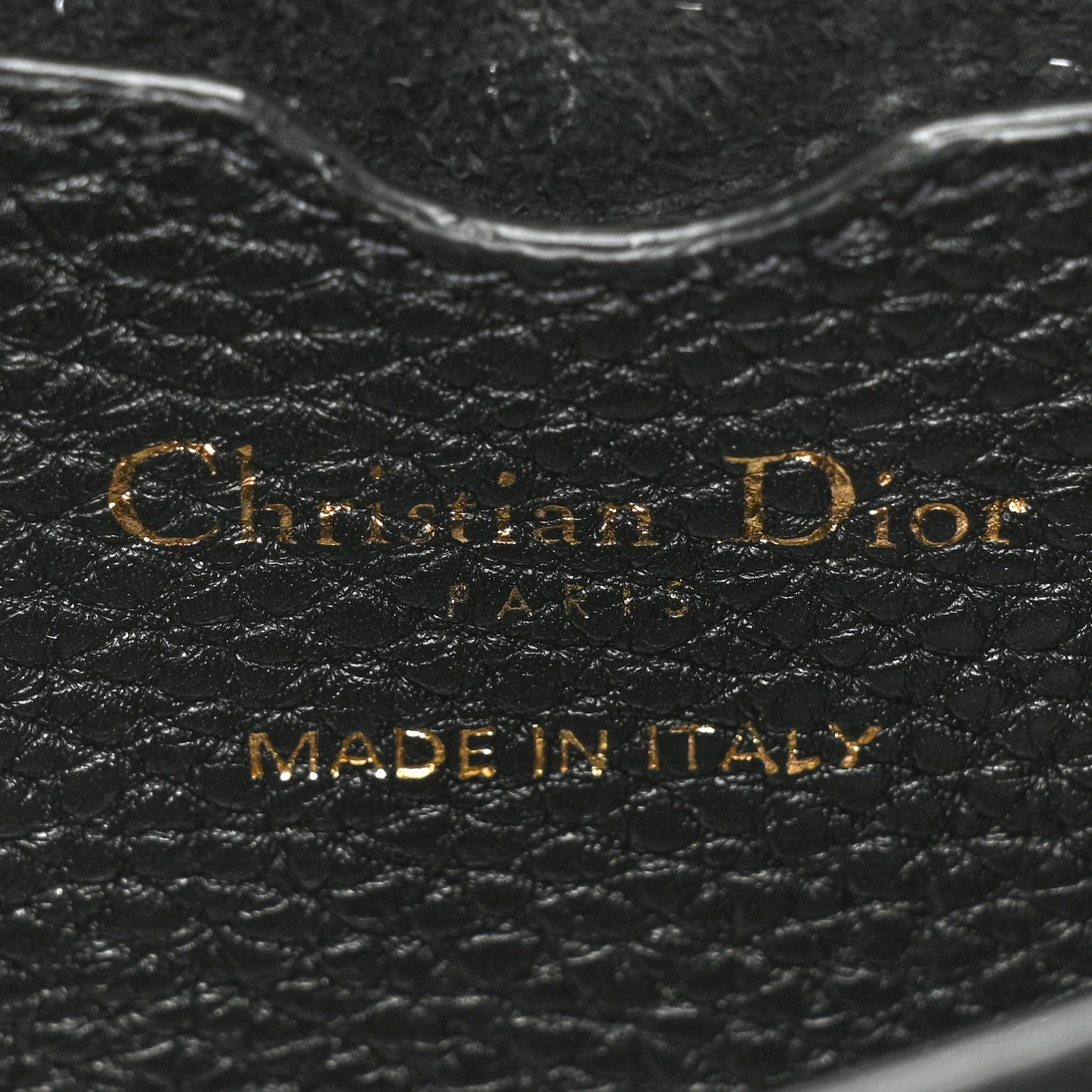 Christian Dior Grained Calfskin Small Bobby Flap Black 6 of 10