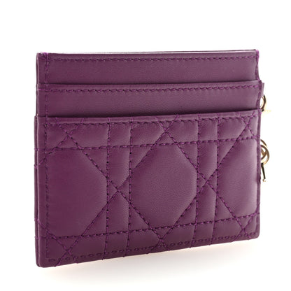 Christian Dior Lambskin Cannage Lady Dior Card Holder More 3 of 7