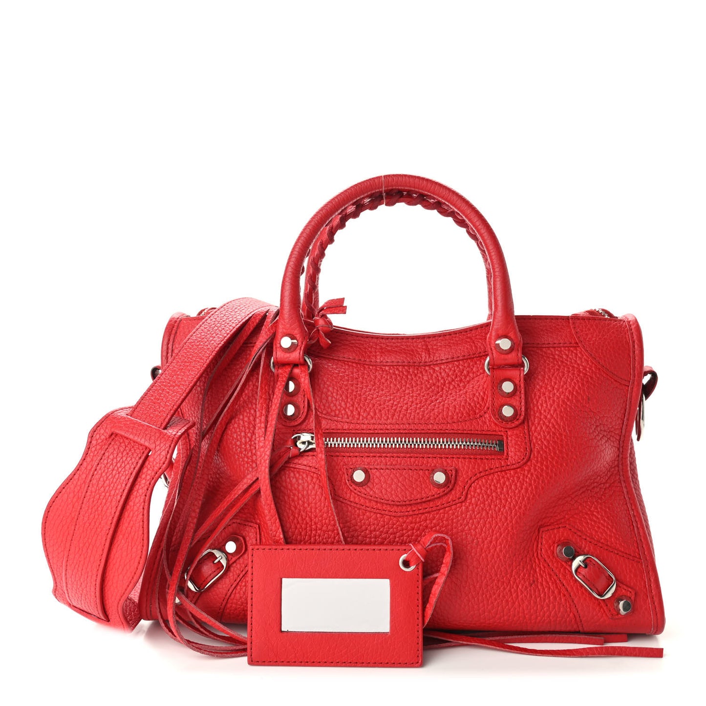 Vibrato Calfskin Classic Silver Hardware S City Rouge Cerise