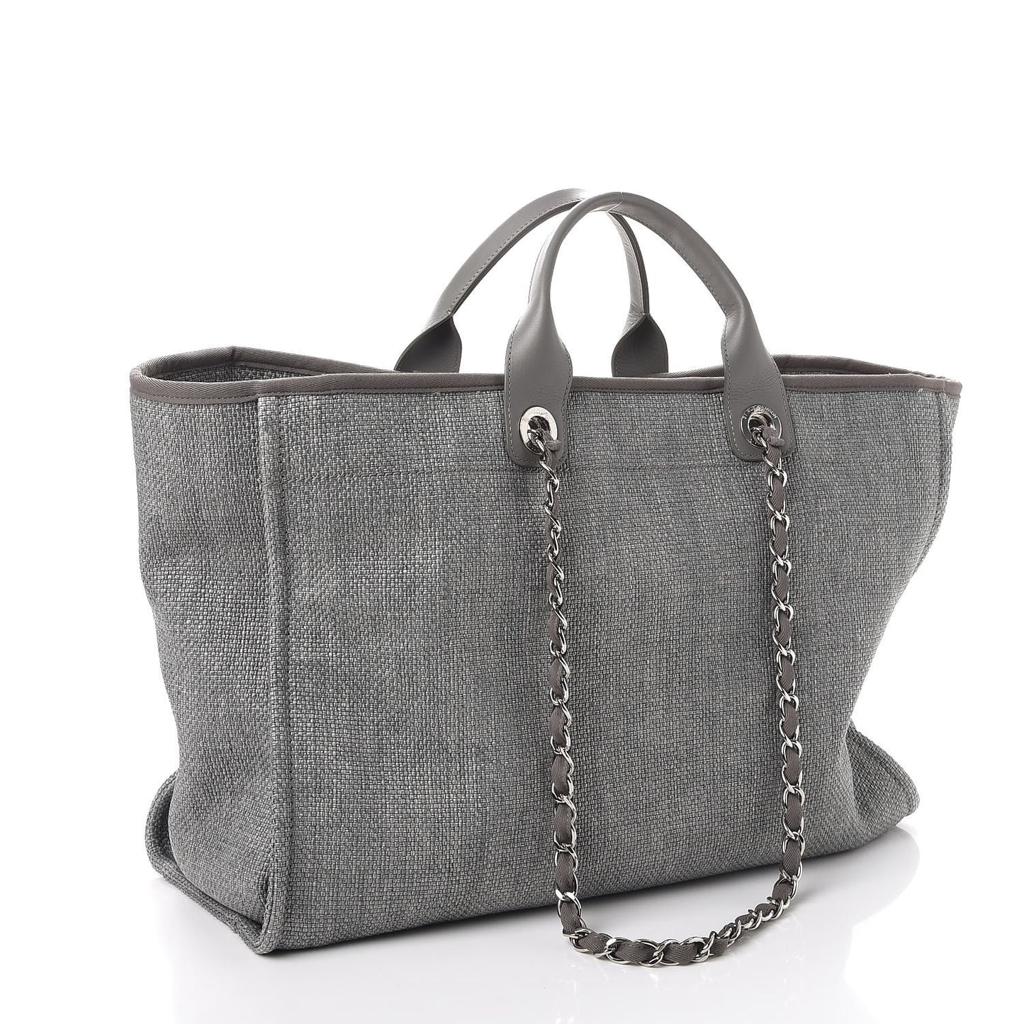 Canvas Large Deauville Tote Grey