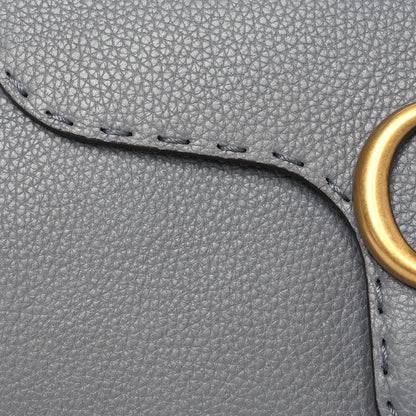 Gucci Cellarius Calfskin Mini GG Marmont Top Handle Bag Deep Grey 8 of 14