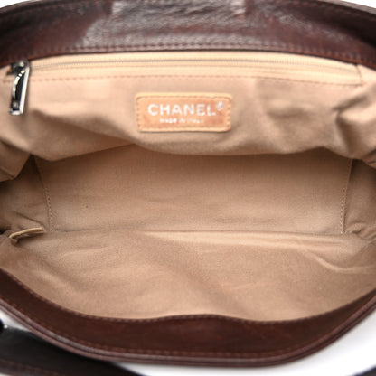 Chanel Calfskin Diamond Stitch Accordion Flap Brown 5 of 10