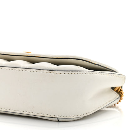 Versace Virtus Mini Wallet Chain Crossbody White 10 of 11