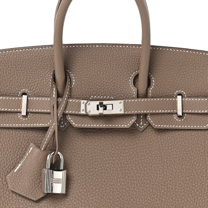 Hermes Togo Birkin 25 Etoupe 8 of 11