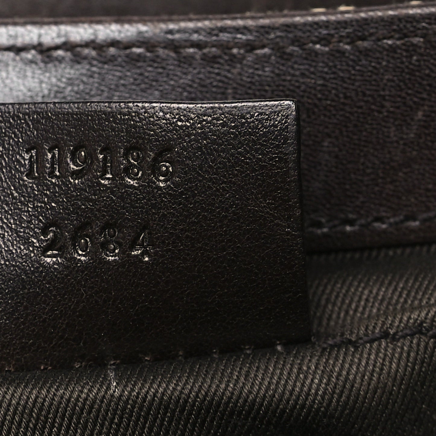 Monogram Studded Small Horsebit Clutch Dark Brown