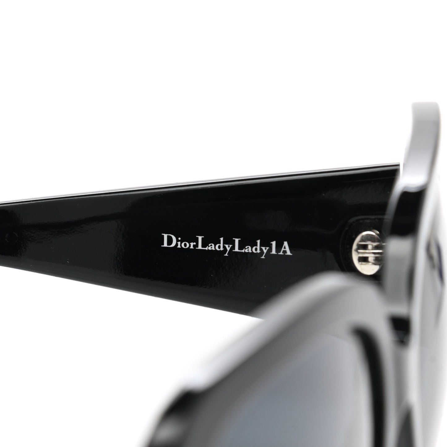 Cannage Dior Lady Lady 1 Sunglasses Black Blue
