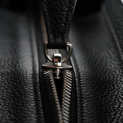 Celine Drummed Calfskin Micro Luggage Black 5 of 8