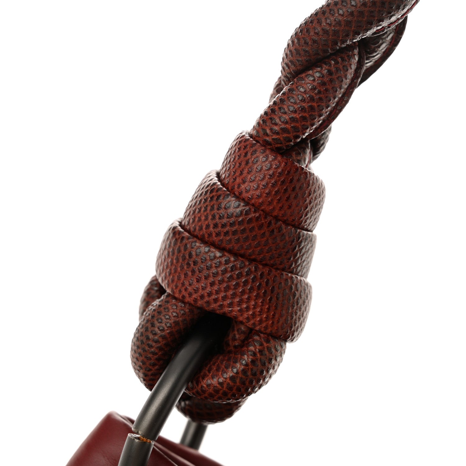 Bottega Veneta Nappa Intrecciato Snakeskin Aquilone Fortune Cookie Hobo 11 of 12