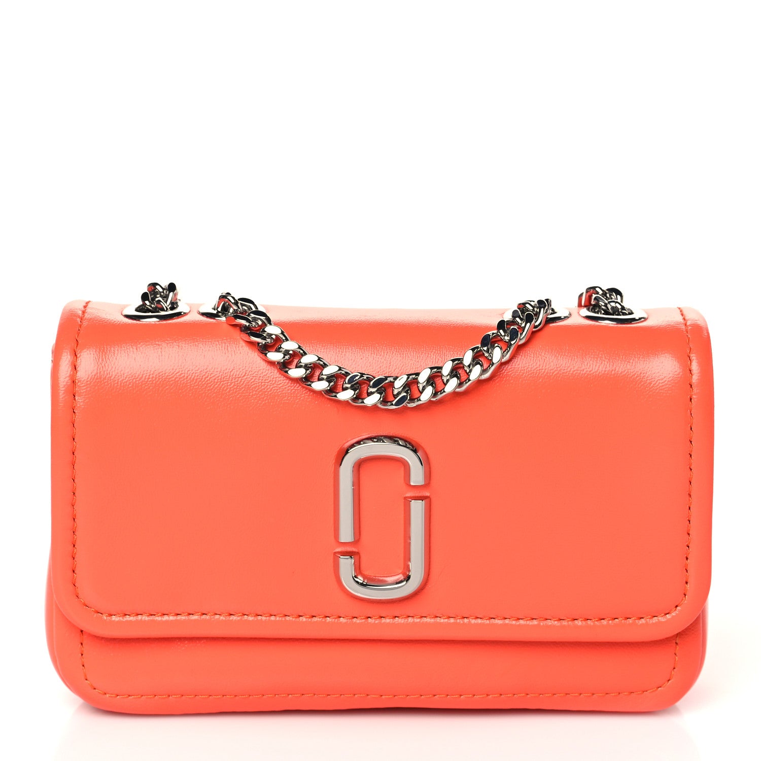 Marc Jacobs Lambskin Mini The Glam Shot Bag Dragon Fire 1 of 10