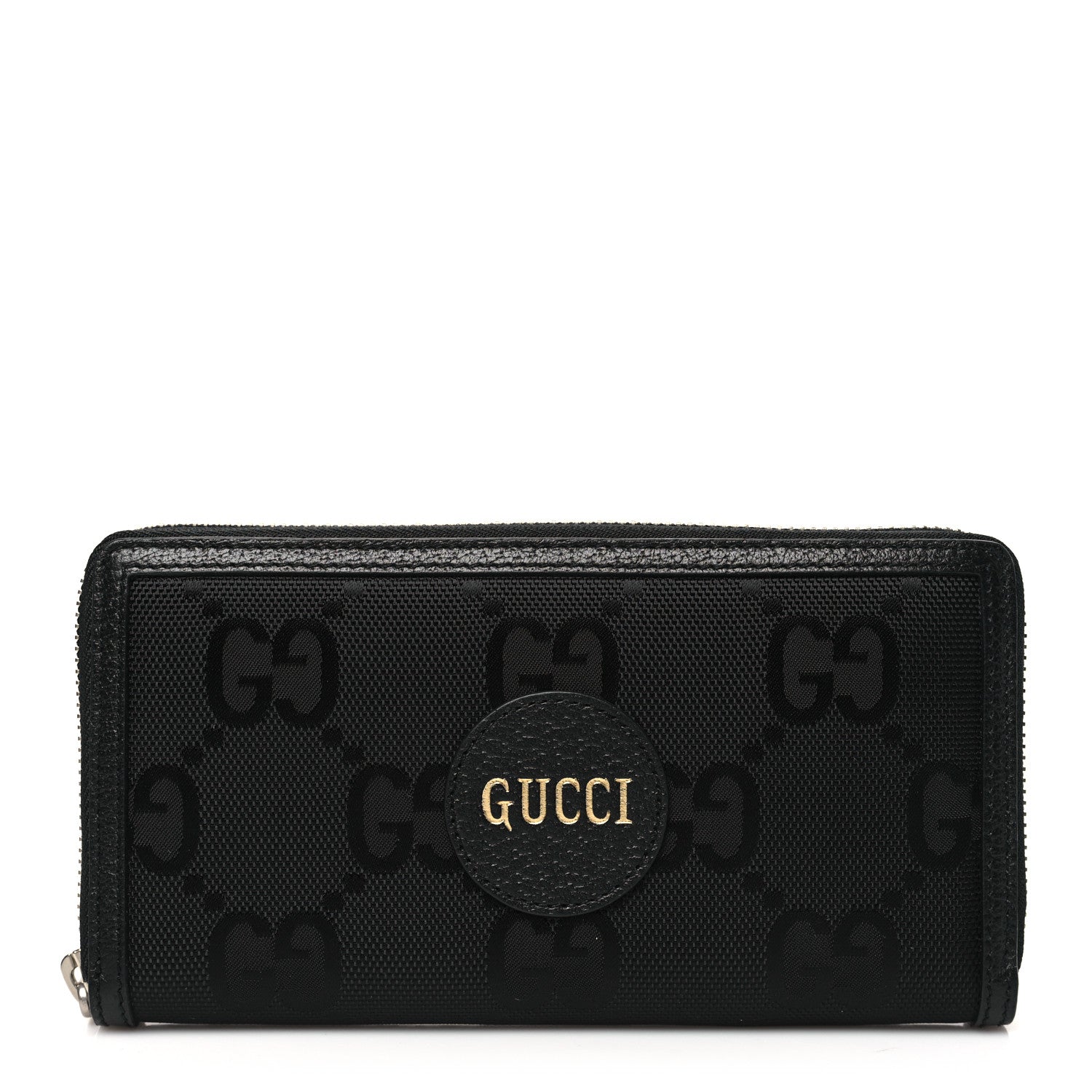 Gucci Econyl Nylon Monogram Off The Grid Zip Around Wallet Black 1 of 8