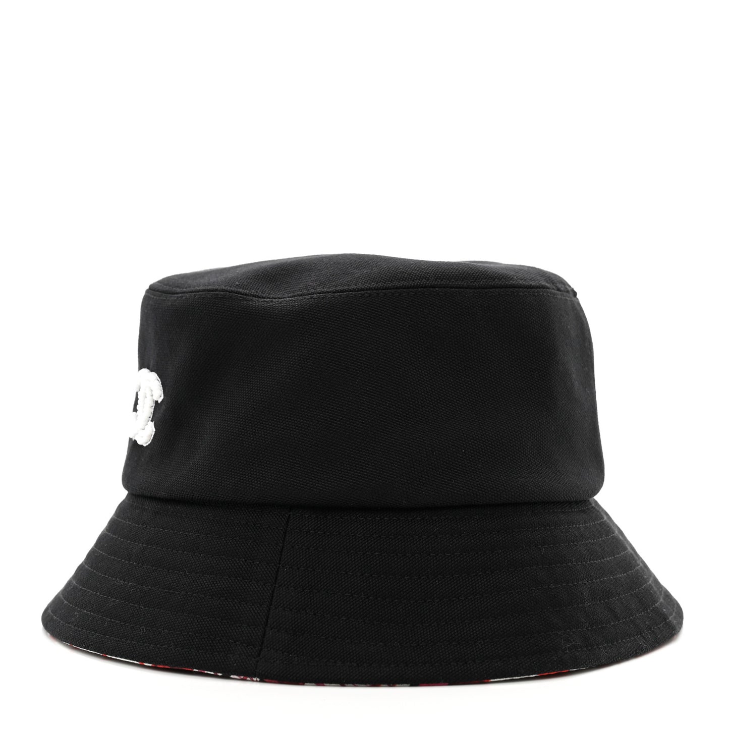 Cotton Pearl CC Bucket Hat M Black
