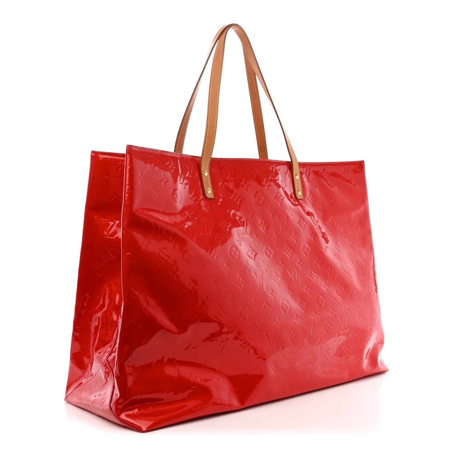 Louis Vuitton Vernis Reade GM Rouge 3 of 13