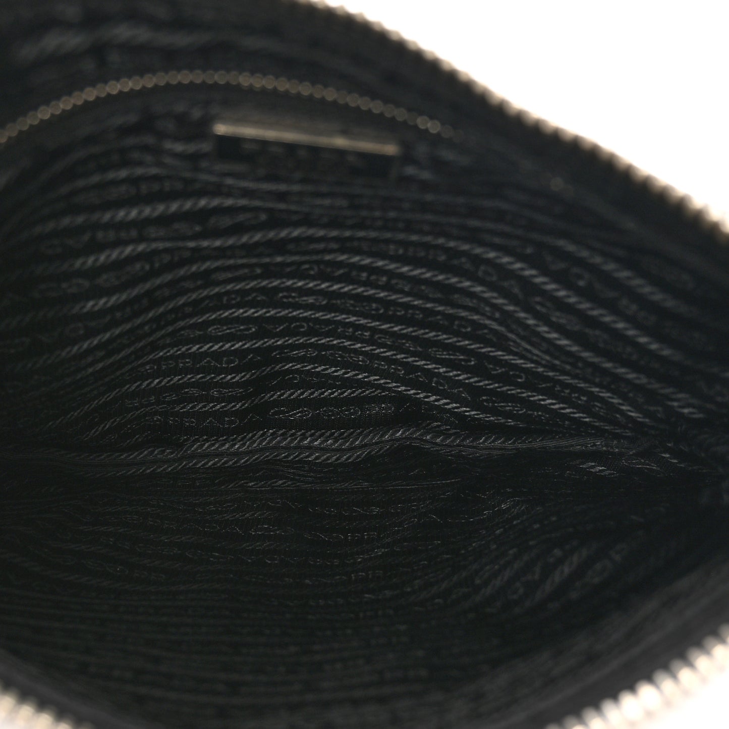 Tessuto Nylon Calfskin Flat Messenger Bag Black