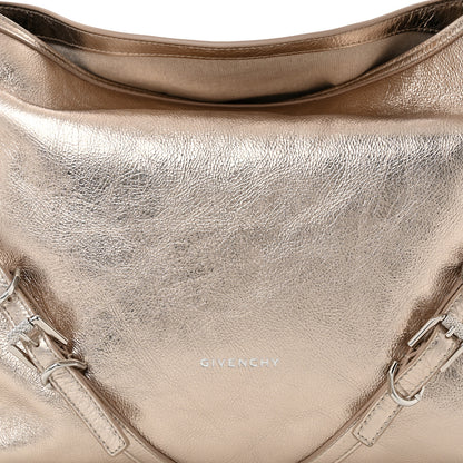 Givenchy Metallic Calfskin Medium Voyou Bag Dusty Gold 8 of 10