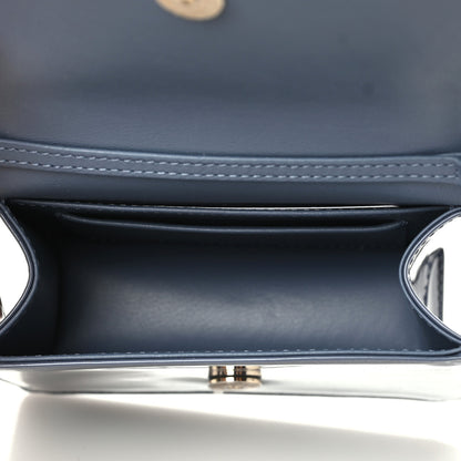 Christian Dior Patent Cannage Nano Lady Dior Pouch Cloud Blue 5 of 10