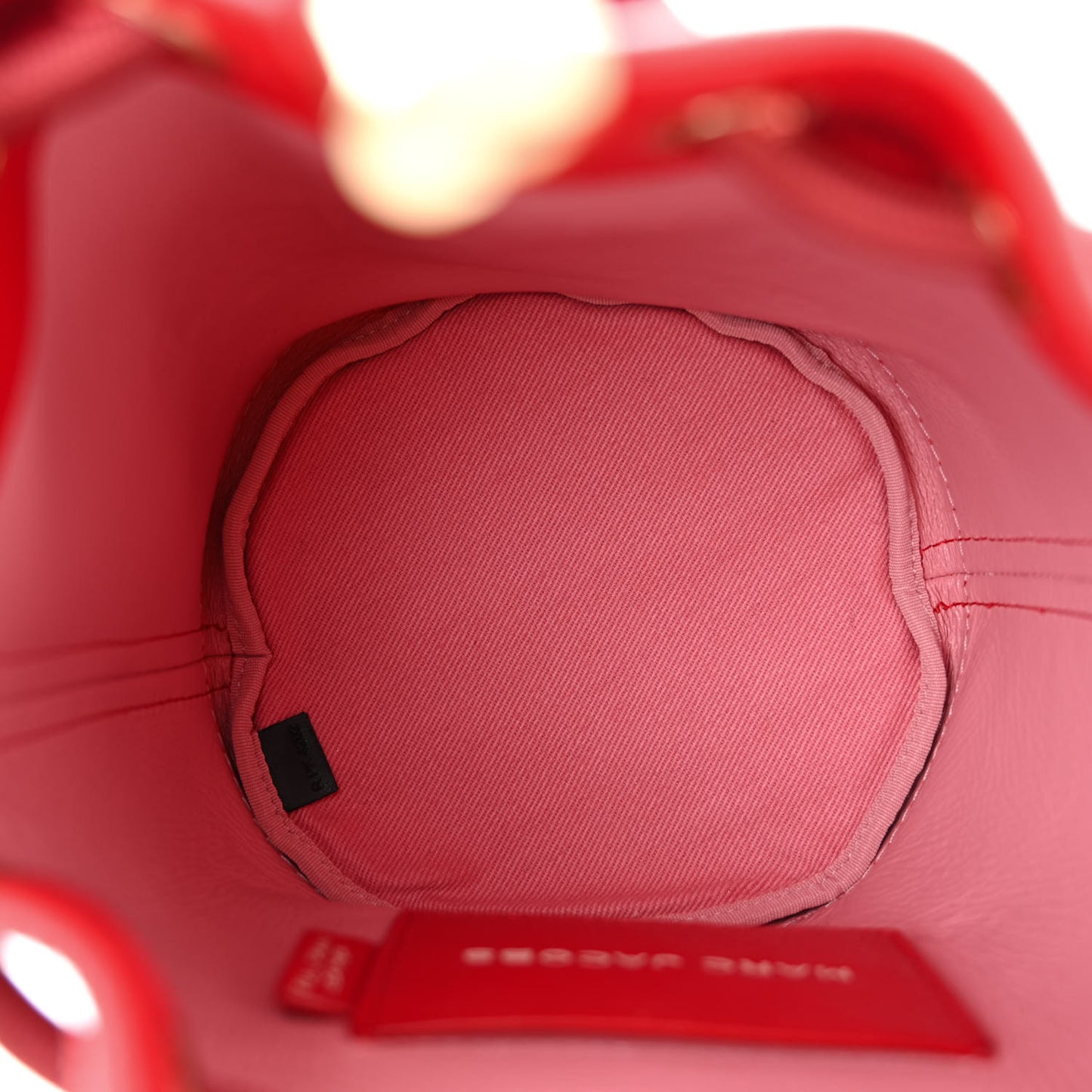 Grained Calfskin The Mini Bucket Bag True Red