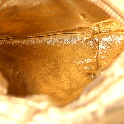 Bottega Veneta Metallic Nappa Intrecciato Mini Jodie Gold 5 of 9