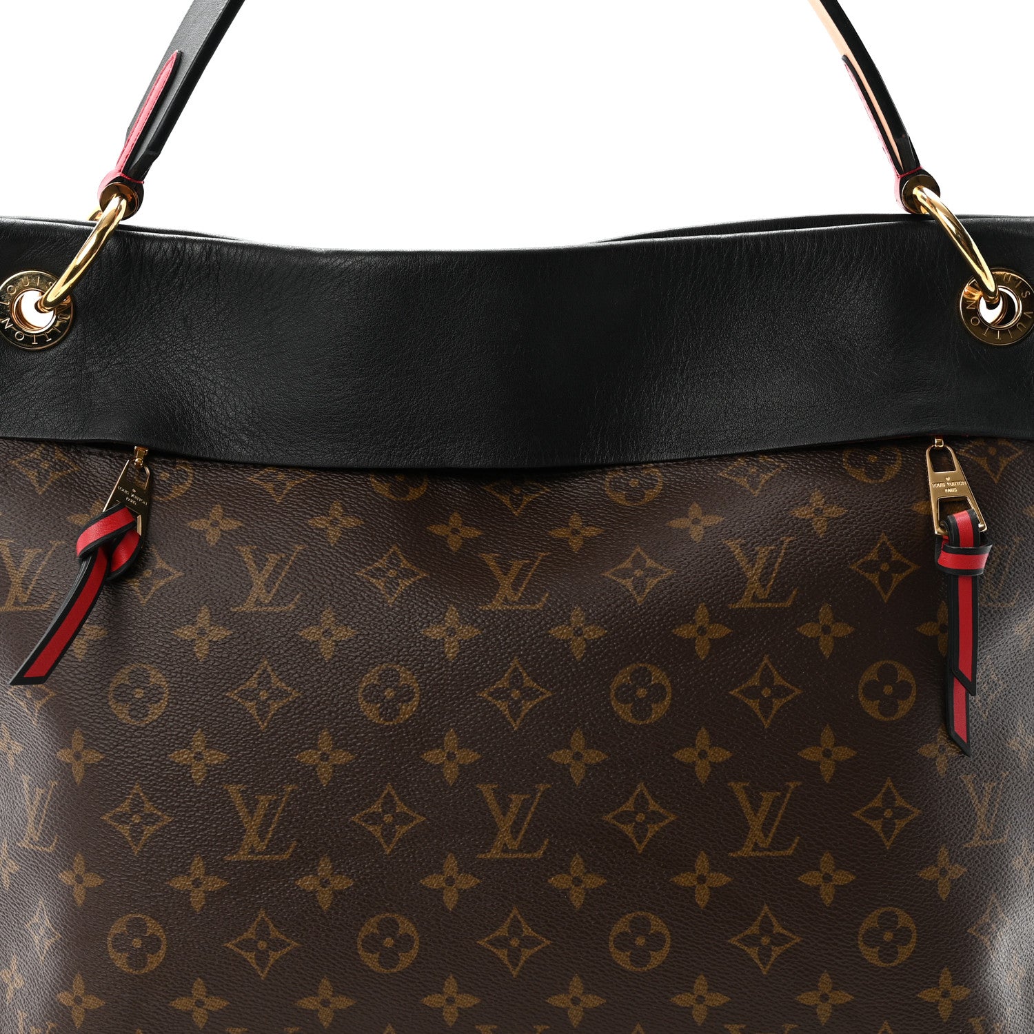 Louis Vuitton Monogram Tuileries Hobo Black 7 of 9