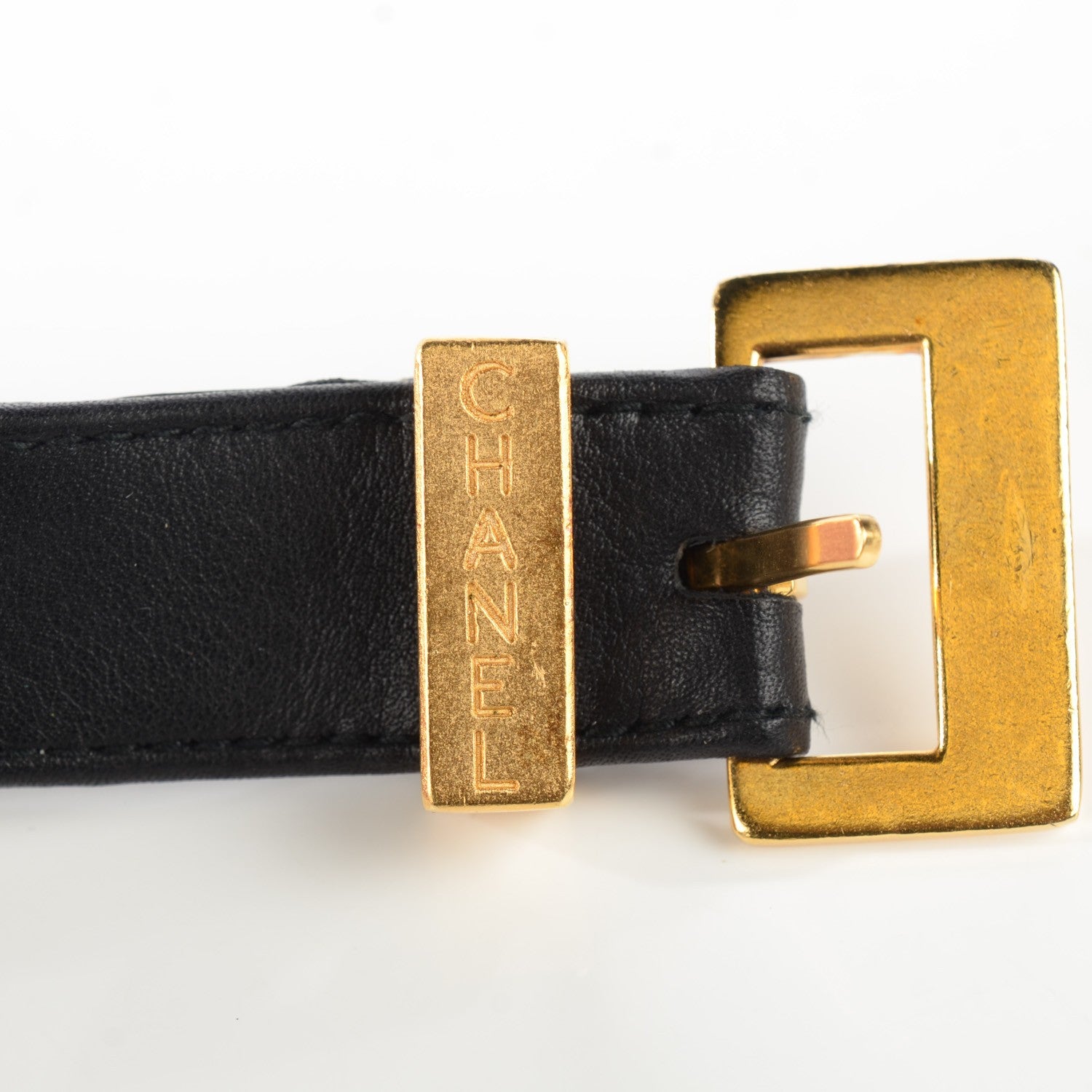 Chanel Lambskin Chain CC Belt 75 30 Black Gold 8 of 8