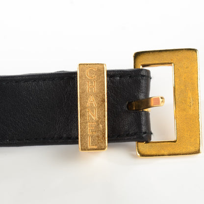 Chanel Lambskin Chain CC Belt 75 30 Black Gold 8 of 8