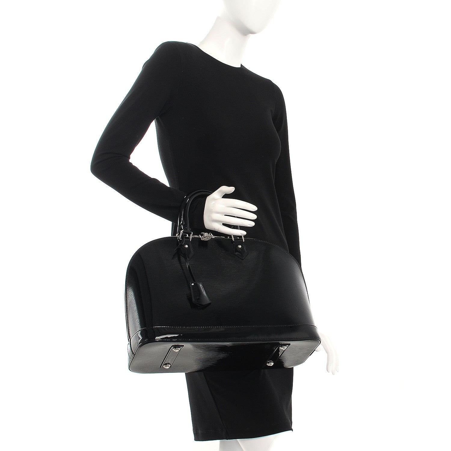 Louis Vuitton Electric Epi Alma MM Black 2 of 6