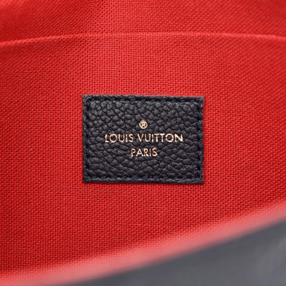 Louis Vuitton Empreinte Pochette Felicie Chain Wallet Marine Rouge 7 of 12
