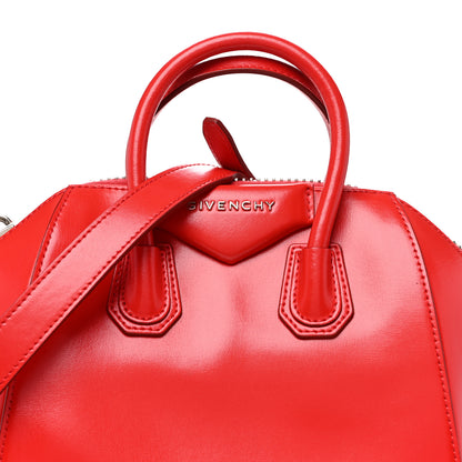 Givenchy Shiny Lord Calfskin Mini Antigona Red 8 of 10