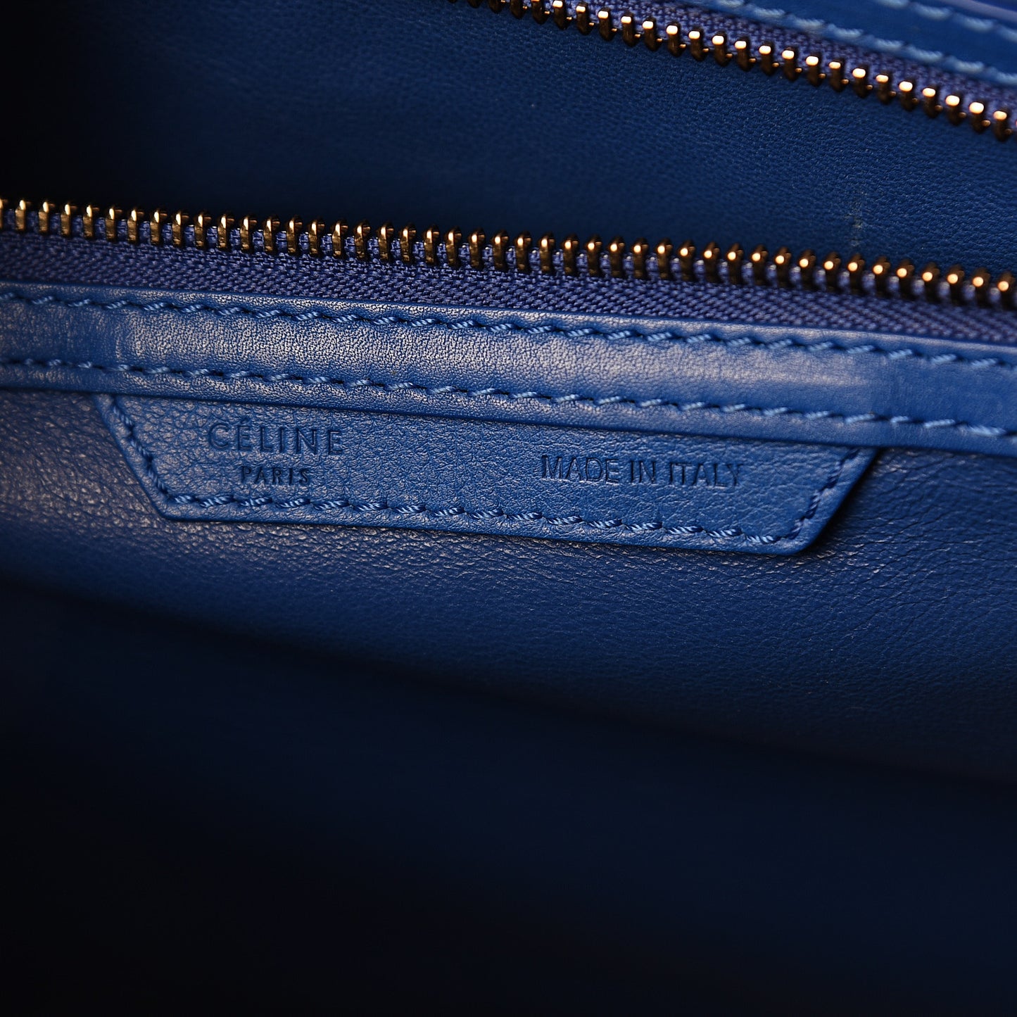 Smooth Calfskin Mini Luggage Royal Blue