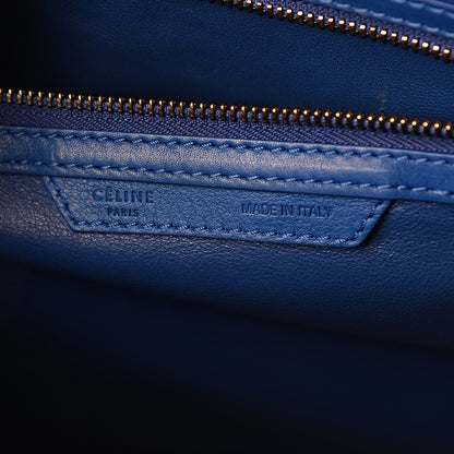 Celine Smooth Calfskin Mini Luggage Royal Blue 5 of 8