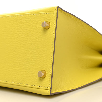 Hermes Epsom Kelly Sellier 28 Lime 11 of 12
