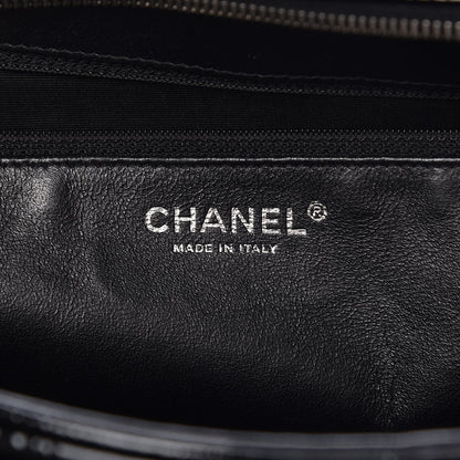 Chanel Patent Quilted Tote Black 8 of 12