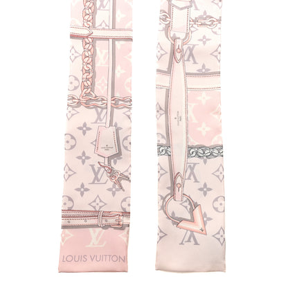Louis Vuitton Silk Monogram Confidential Bandeau Light Pink 2 of 3